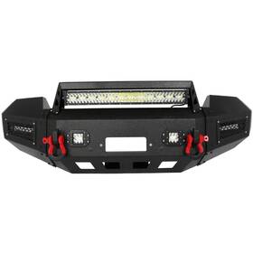Ew174818a01 Ewaymotor Black Textured Front Bumper With Winch Plate Assembly Steel For 2004-08 Ford F-150