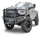 Dr19-s4460-1 Fab Fours Black Steel Front Bumper
