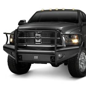 Dr06-q1160-1 Fab Fours For Dodge Ram 4500 08-09 Bumper Black Steel Elite Full Width Powder Coated