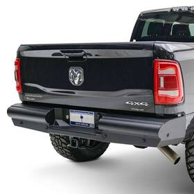 Dr19-u4450-1 Fab Fours For Ram 2500 19-24 Bumper Black Steel Elite Full Width Powder Coated Rear