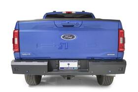 Ff21-rt5150-1 Fab Fours Red Steel Rear Bumper Fits 21-22 F-150