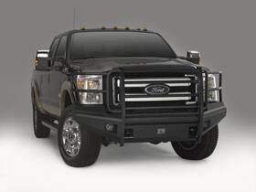 Fs11-q2560-1 Fab Fours Black Steel Elite Full Guard Bumper