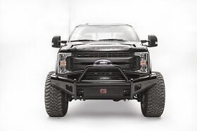 Fs17-s4162-1 Fab Fours Black Steel Front Ranch Bumper