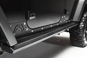 Jk07-g1250-1 Fab Fours New Sliders Jeep Wrangler Jk 4 Door 2007 - 2018