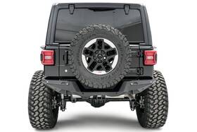 Jl18-y1851-1 Fab Fours Heavy Duty Rear Bumper Fits 18-22 Wrangler Jl