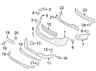 Fb5z8419aptm Ford New Genuine Oem Front Bumper Lower Molding Explorer