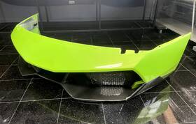 670-4 Fgp Lp670 Lamborghini Murcielago Sv Front Bumper Green Carbon Fiber