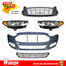 Fo2502304 Fit For 2013-2016 Ford Fusion Headlights&front Upper Lower Grille&bumper Cover