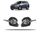 Jx-flc-051 Fits 2010-2015 Chevrolet Equinox Front Bumper Fog Light Cover Bezel Set 2pcs