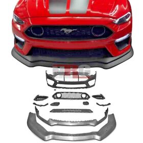 M1-157f Fits 2018-2022 Mustang Mach 1 Style Front Bumper Conversion Replacement
