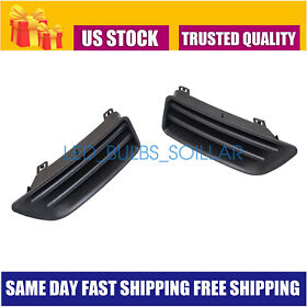 12745047 Fits For 06-07 Honda Accord Sedan Fog Light Lamp Cover Cap Black Lh Rh 1 Pair