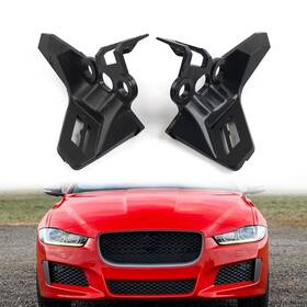 Flashbuyeasy 412000323537 2x Front Bumper Support Mount Holder Bracket Fit Jaguar Xe 2016-2020 Abs Plastic