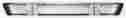 Fo1102302 Aftermarket Products Econoline Van 98 99 00 01 02 03 04 Rear Bumper Chrome Non Step Type W Pad Hole