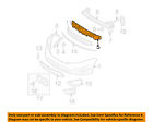 Ae5z17c882a Foam Ford Bumper-bumper 10-12 Fusion Absorber Oem Impact