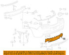 22846710 Foam Gm Impact Chevrolet Camaro 10-13 Bumper-bumper Oem Absorber