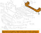 Cp9z17757a Focus 12-14 Bar Ford Bumper-impact Front Oem