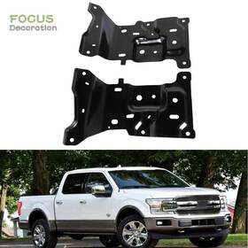 Fd1181664dn Focus-decoration Front Left Right Side Bumper Mounting Plate Pair For Ford F150 2018 2019-2020