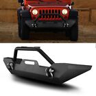 Fu830863 For 07-18 Jeep Jk Wrangler Front Bumper Off-road Rock Crawler With Winch Plate Kyx