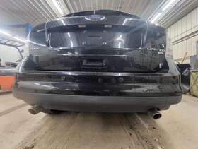190-00543b Ford Rear Bumper With Park Assist Black Textured Lower Fits 07-10 Edge