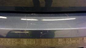 190-02089b Ford Taurus 2013-2019 Rear Bumper Without Park Assist 125000 Mi