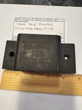 B7c-5783-a1 Ford 57-60 F-100 F-250 Rear Axle Bumper