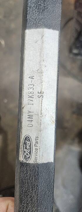 D4my-17k833-a Ford D4my-17k834a Nos Full Size Mercury Front Horizontal Bumper