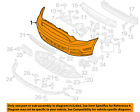 Dr3z17d957abptm Ford Mustang-bumper Cover Oem 13-14 Dr3z17d957abptm Ford Mustang-bumper Cover Oem 13-14