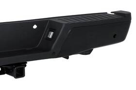 Fo1105126dsc Ford Fit 09-14 F150 Rear Bumper Face Bar Black Right Side End Cap With Sensor Holes