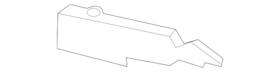 Hc3z-17c947-e Ford Genuine Bumper Face Bar Bracket