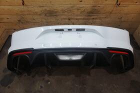 Jr3z17k835baptm Ford Rear Bumper Cover Assembly White Oem Mustang Gt 18-23 Note