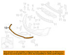 Ah6z17626aa Ford Lincoln 10-12 Panel-valance Oem Mkz-nose