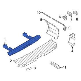 Ford Oe Lk4z17906d For E-transit 2022-2026 Rear Bumper Impact Bar