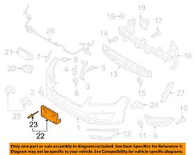 Hp5z17a385aa Ford Oem 17-19 Mkz Bumper Components-license Bracket