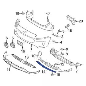 Pj6z-8419-a Ford Genuine Molding