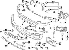Rl3z-17c947-b Ford Genuine Upper Reinforced Rl3z17c947b