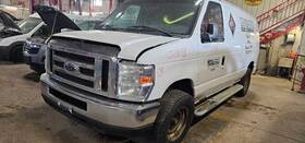 105-00368a Ford Truck Front Bumper Assembly Chrome-black Fits 2008 E250 Van 1163669