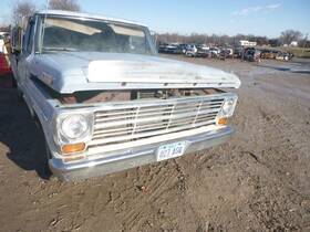 105-00506a Ford Truck Local Pickup Only Front Bumper Chrome Fits 65-77 F100 1625664