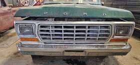 105-00826a Ford Truck Front Bumper Chrome Fits 1978 F100 1163456
