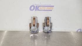 105-01730a Ford Truck 17 F150 Front Bumper Tow Hook Set Pair Chrome