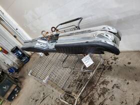 190-01596a Ford Truck Rear Bumper From 8501 Gvw Step Chrome Fits 92-97 F250 Pickup