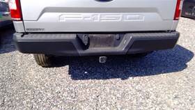 190-02164f Ford Truck Local Pickup Only Rear Bumper Receiver Style Hitch Painted Fits 15-20 F15