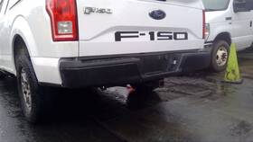 190-02164m Ford Truck Local Pickup Only F150 2017 Rear Bumper 536405