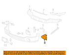 12335636 Front Oem Bumper-bumper Bracket Gm