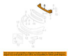 Ae5z17757a Front Bar Ford Bumper-impact Oem