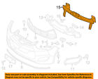 865302v100 Front Bar Grille-impact Bumper Veloster Hyundai Oem 12-14 865302v100 Front Bar Grille-impact Bumper Veloster Hyundai Oem 12-14