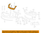 25846047 Front Buick 08-12 Enclave Bumper-upper Gm Support Oem
