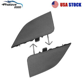 Qpczs0004a-bk Front Bumper Tow Hook Eye Cover Cap Fit For Toyota Rav4 2016-2018 Left Right