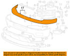 22765739 Front Cap Silverado Bumper-upper Oem 2500 Chevrolet 12-14 Hd Gm