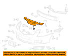 20962144 Front Gm Grille-absorber Oem Srx Bumper Cadillac 13-14