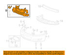 15886100 Front Grille-energy Absorber Gm 06-13 Bumper Chevrolet Oem Impala